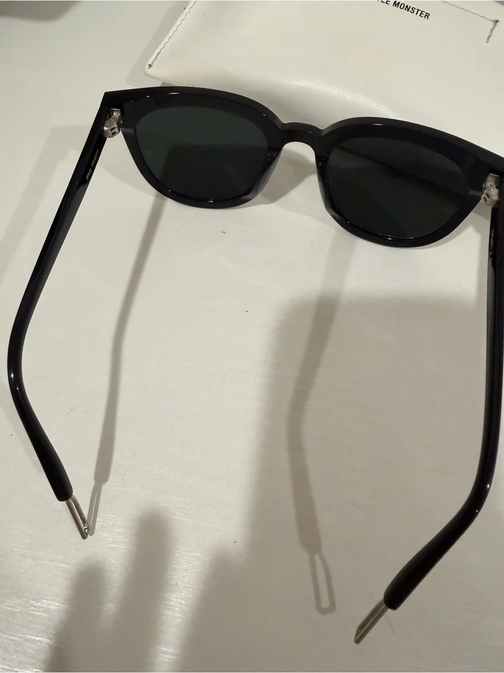 GENTLE MONSTER Black Gloss Cat-Eye Sunglasses